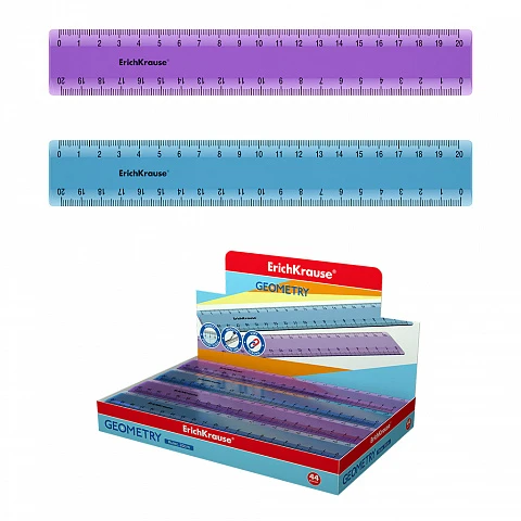 Rigla plastic 20cm Standard