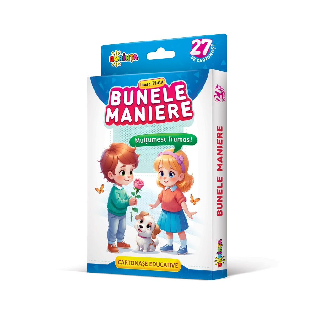 27 de cartonașe educative. Bunele maniere