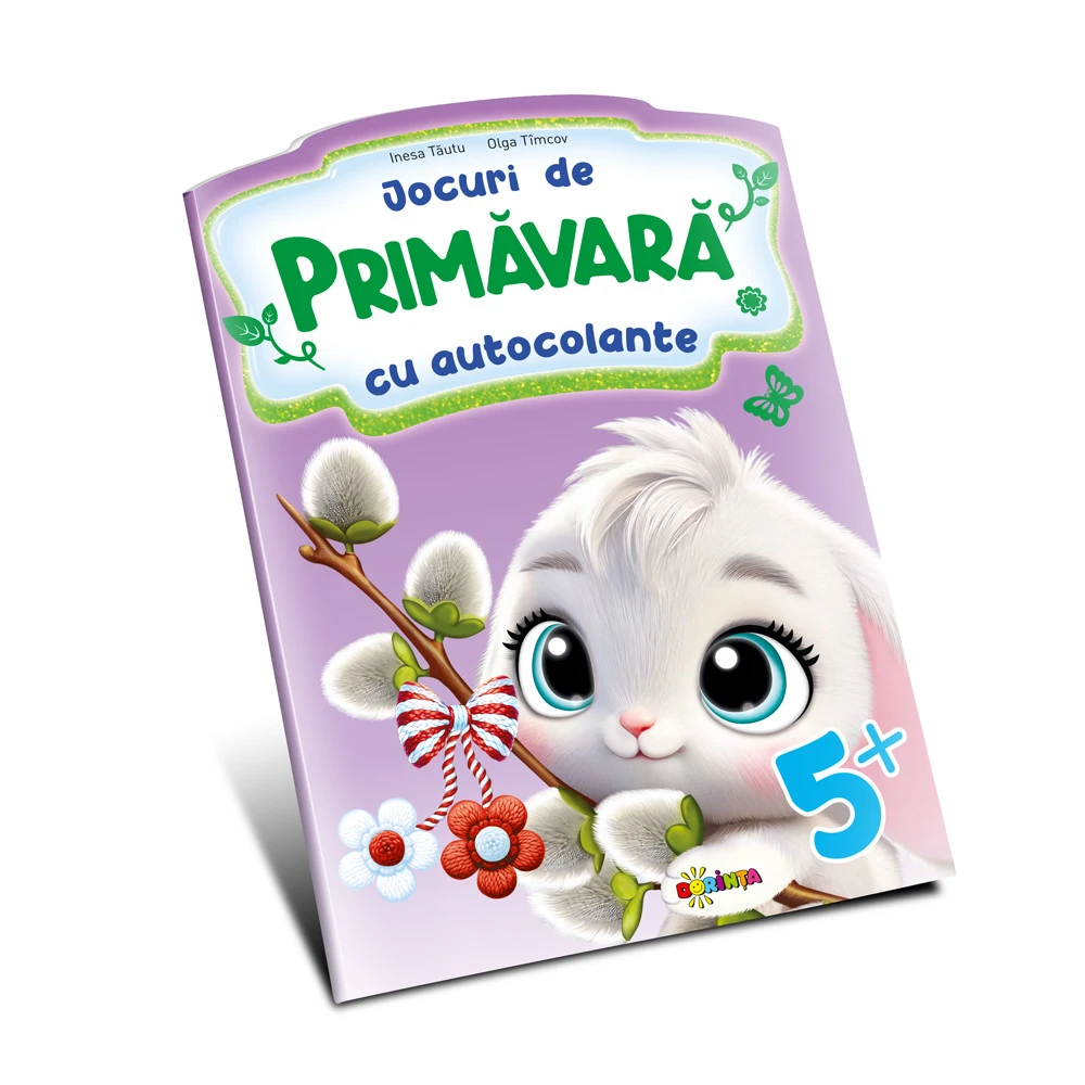 Jocuri de Primăvară. Cu autocolante: 5+