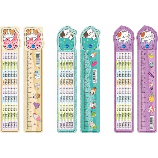 Rigla - semn de carte 15см CUTE CAT