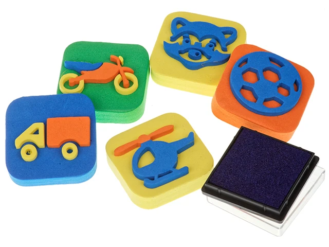 Stampilute EVA "Transport", set 5 buc. MULTI PULTI