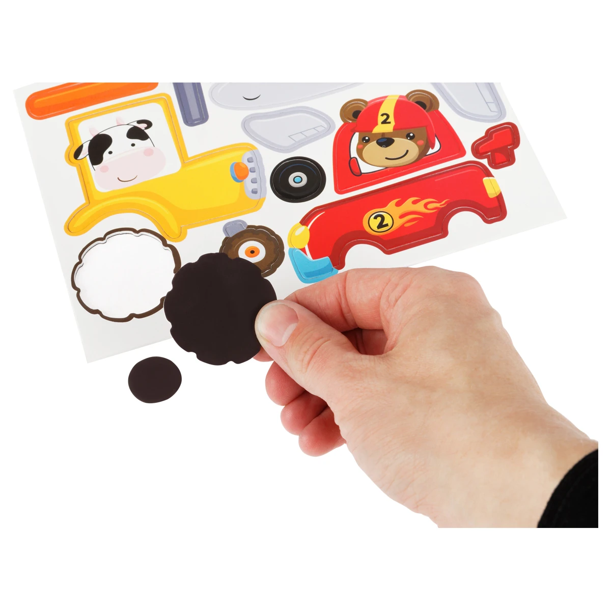 Joc educativ cu magneti "Transport" 31el. ТРИ СОВЫ