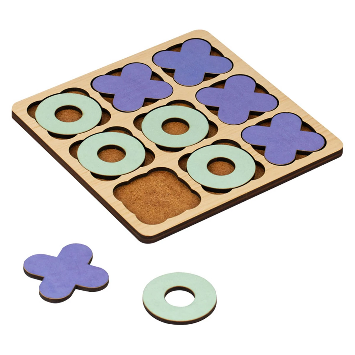 Joc de masă "X si 0" din lemn ТРИ СОВЫ