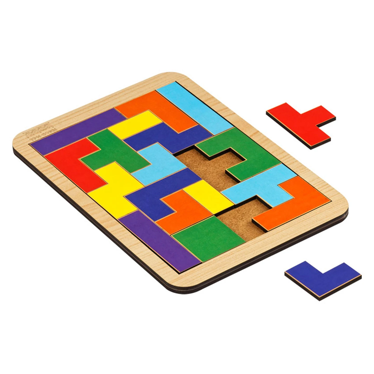 Joc de masa "Tetris" din lemn ТРИ СОВЫ