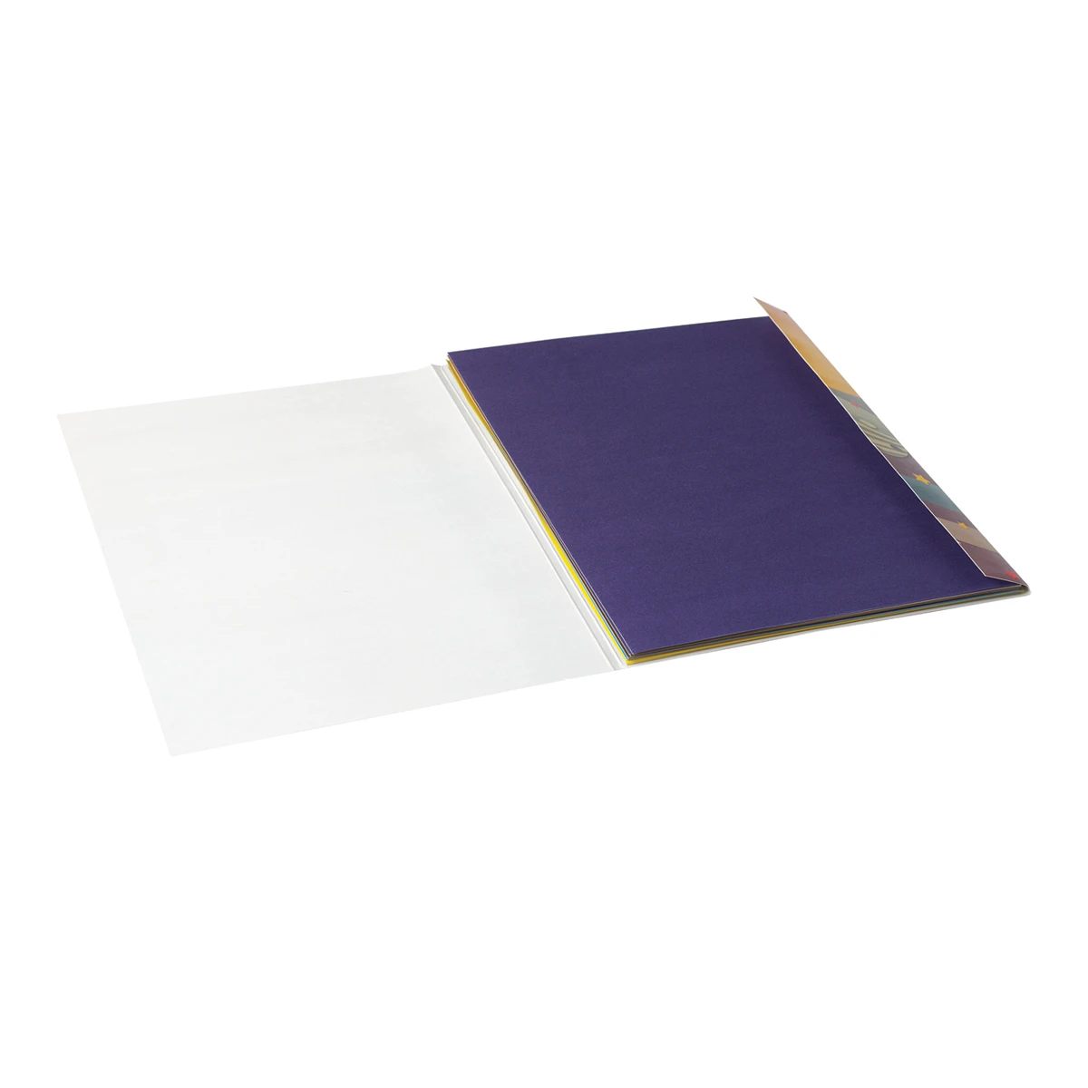 Carton color 16foi / 8cul. 220gr/m2, necretat, A4 set în mapa , MULTI PULTI