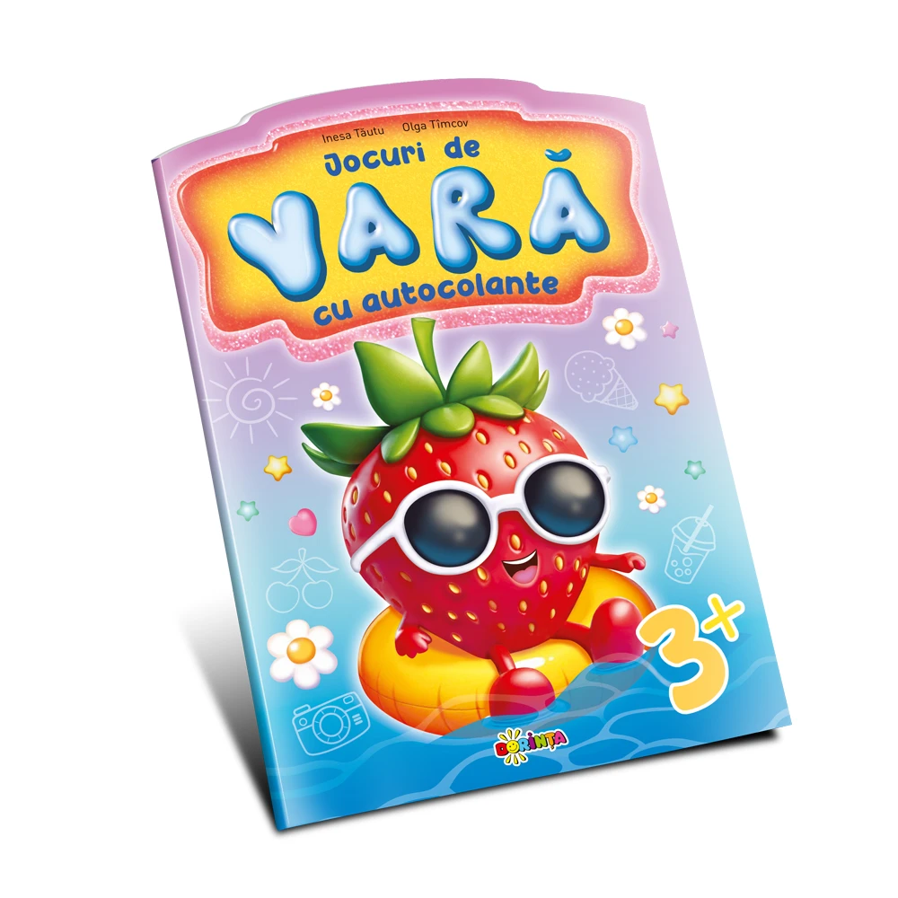 Jocuri de vara, cu autocolante (3+)