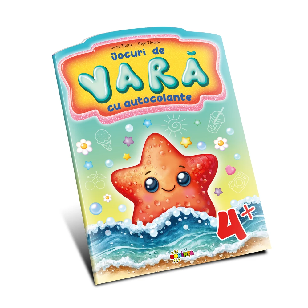 Jocuri de Vară. Cu autocolante: 4+