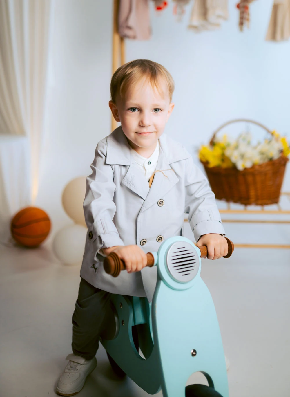 Set băieți 3 piese (jachetă, pantaloni, cămașă)