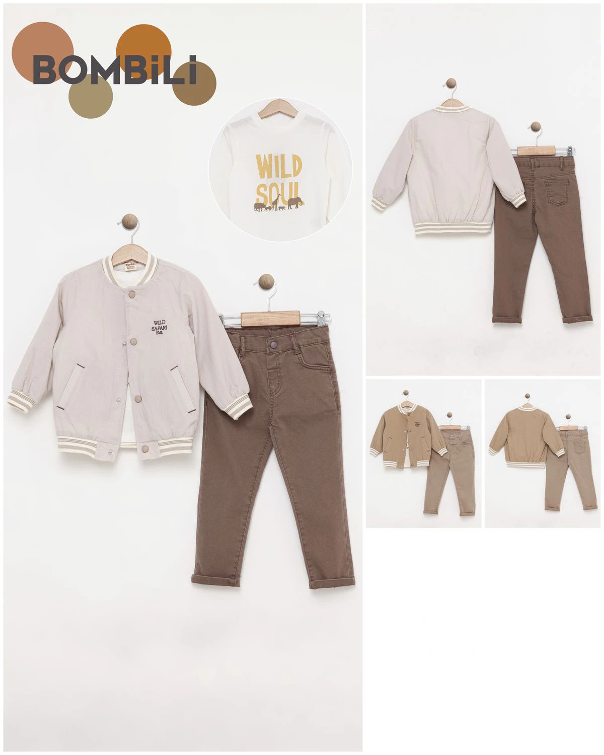 Set băieți 3 piese (jachetă, pantaloni, cămașă)