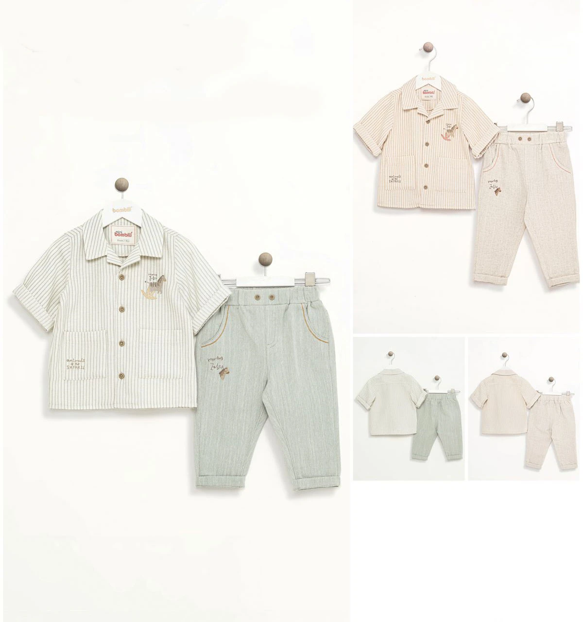 Set băieți 2 piese (cămașă, pantaloni)