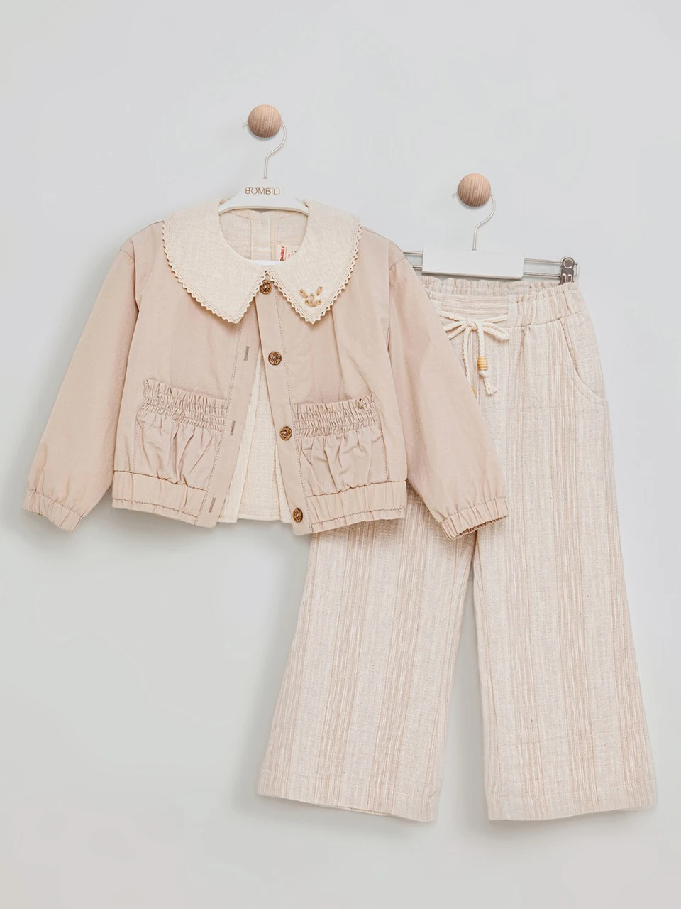 Set fete 3 piese (jachetă, cămașă, pantaloni)