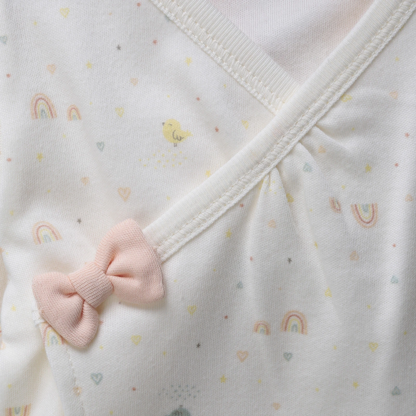 Organic set de zi bebelusi fete piersica