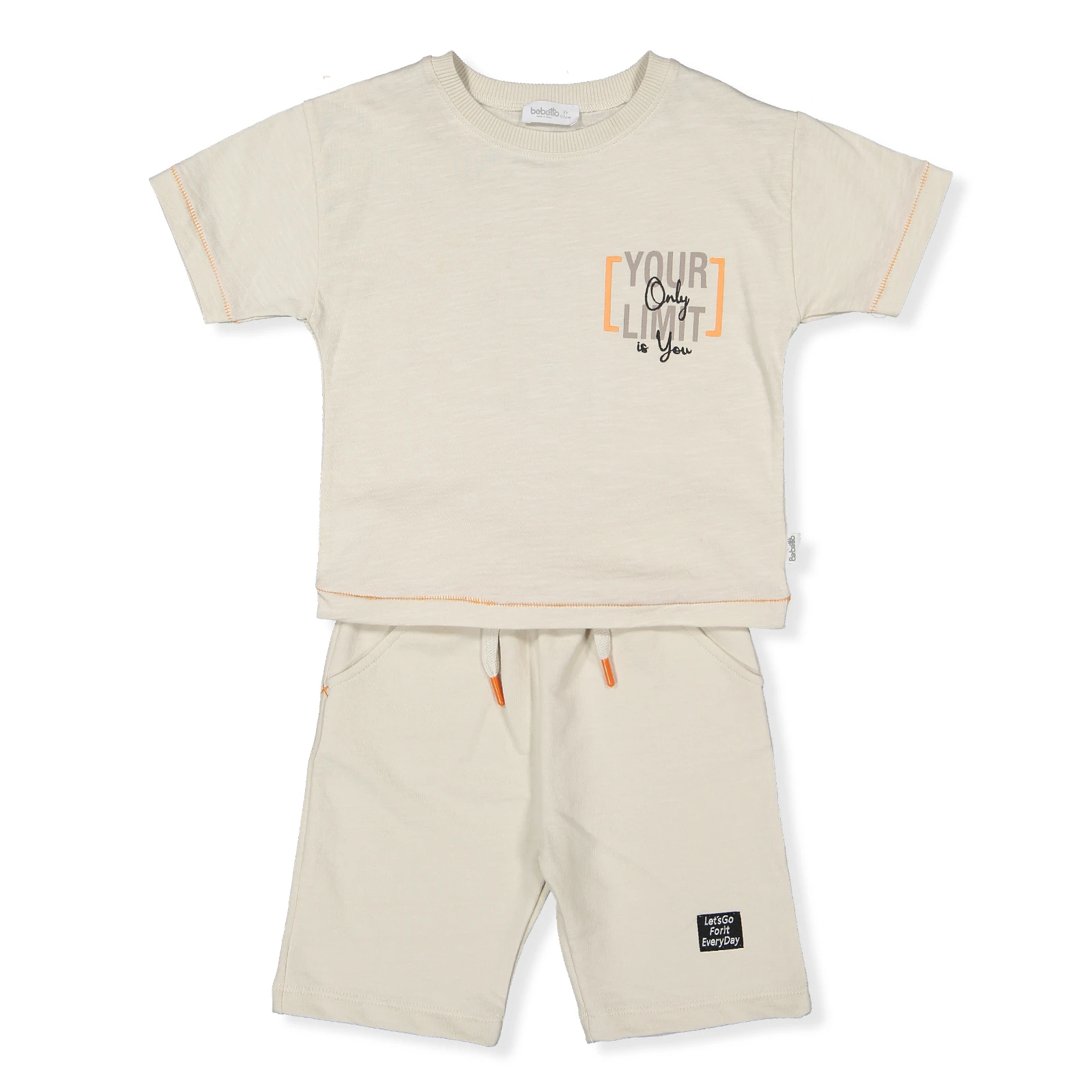 Compleu de vara sport baieti bej