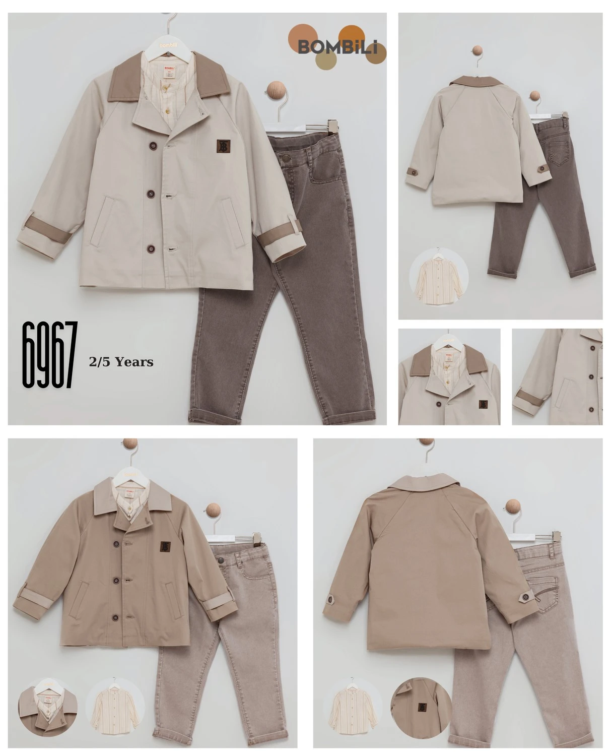 Set băieți 3 piese (jachetă, pantaloni, cămașă)