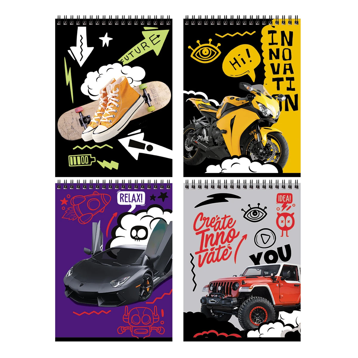 Carnet А5 40foi,spira, BG 12144