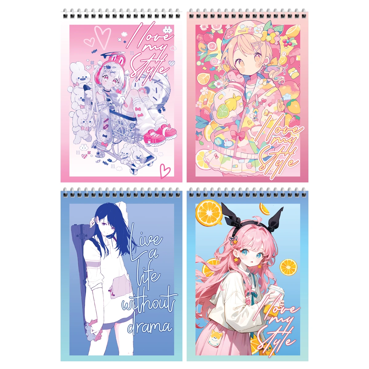 Carnet А5 80 foi,spira