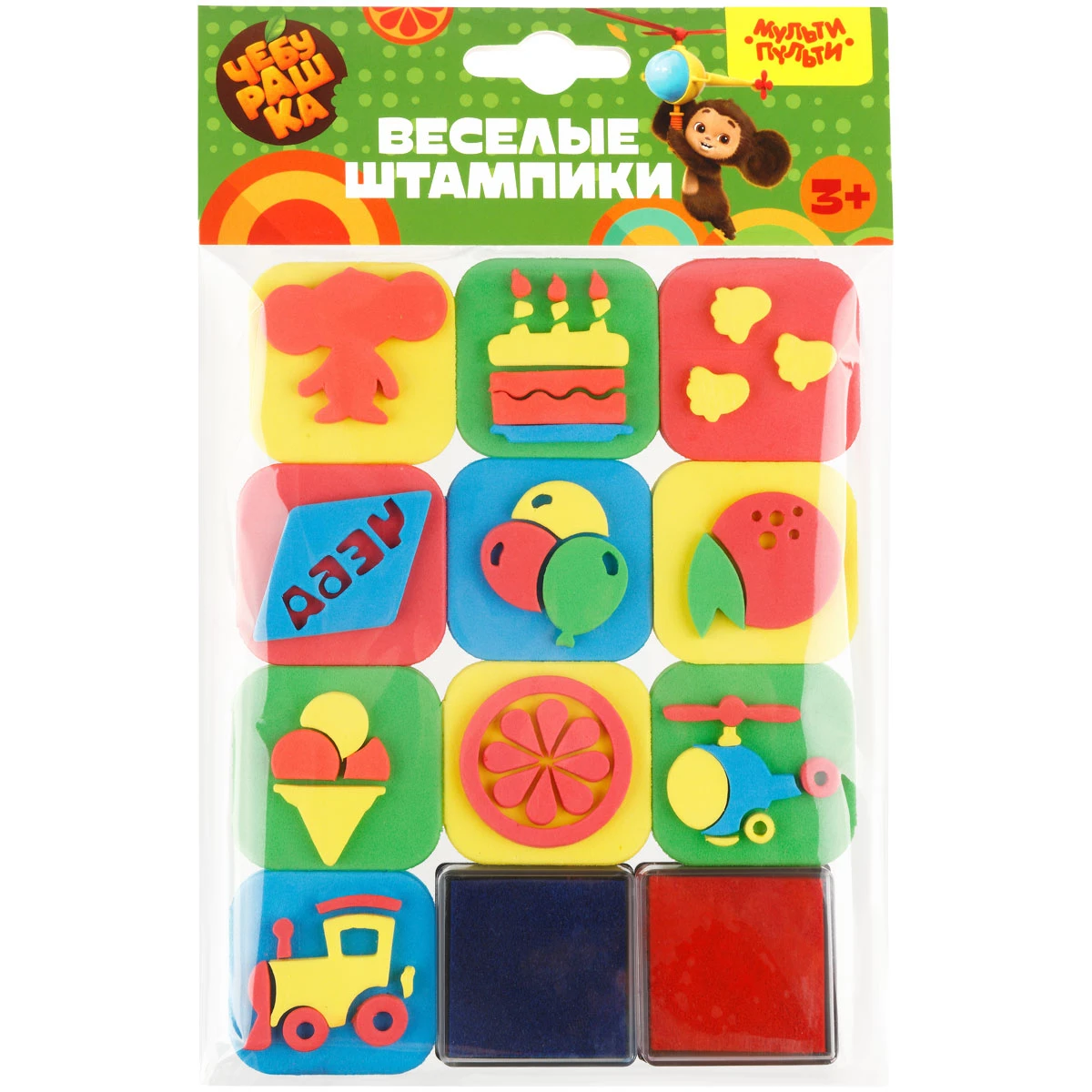 Stampilute EVA "Animale", set 10 buc. MULTI PULTI