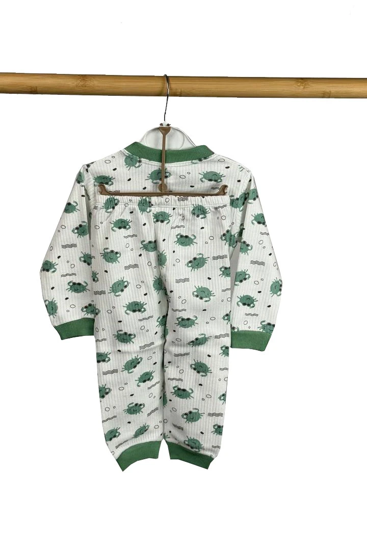 Pijama racusorul verde baieti