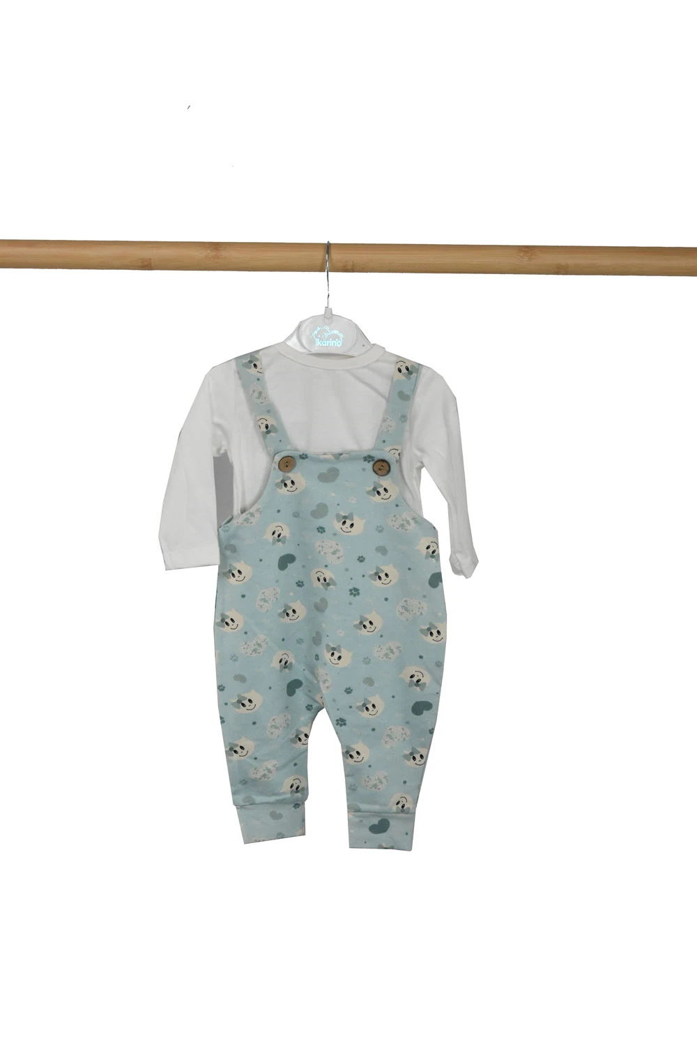 Salopeta de zi turqoise baieti