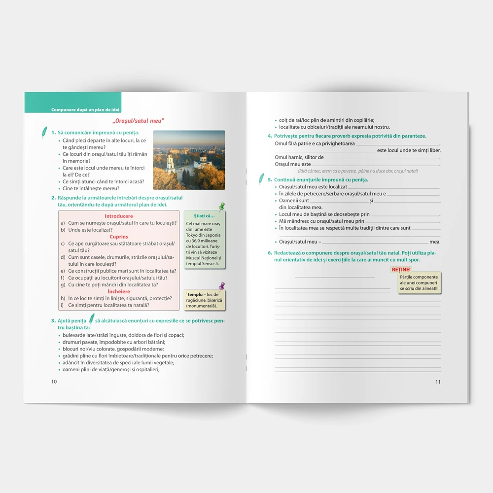 Compuneri creative. Idei si tehnici pentru inspiratie: Clasa a 3-a