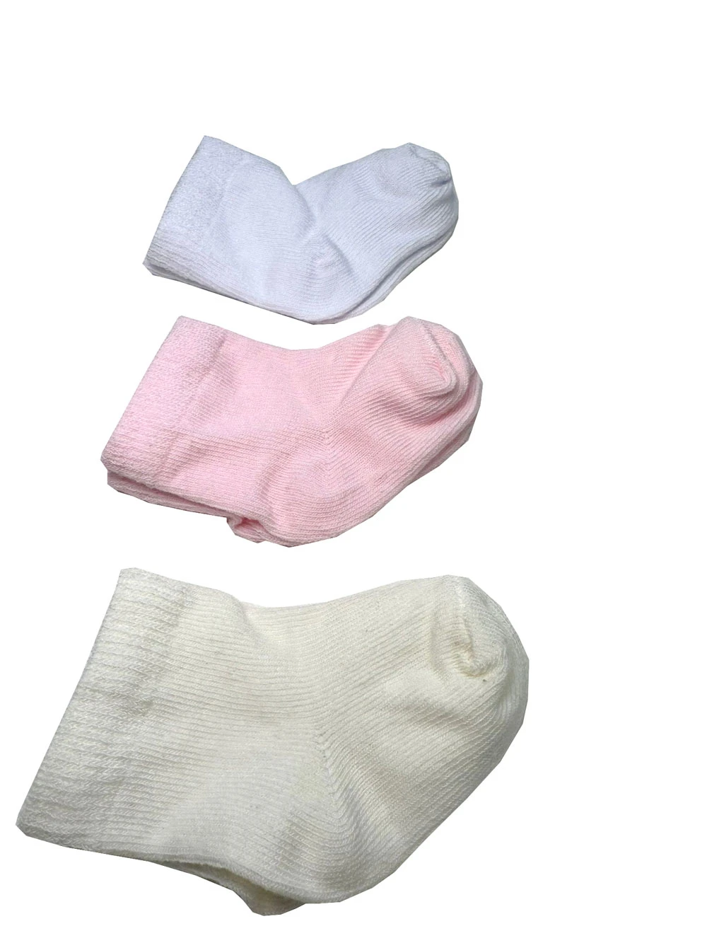 Set 3 perechi de sosete bebe fete