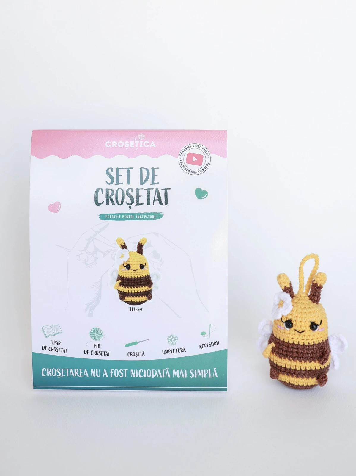 Set de croșetat - Albinuță