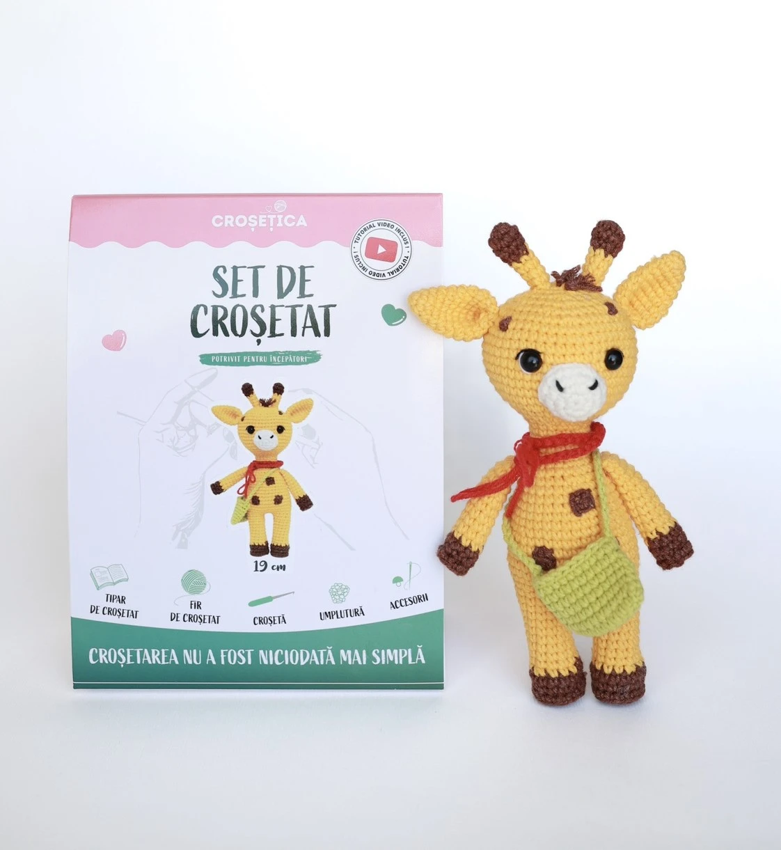 Set de croșetat - Girafă