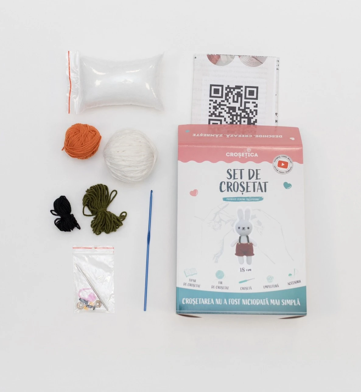 Set de croșetat - Iepuraș