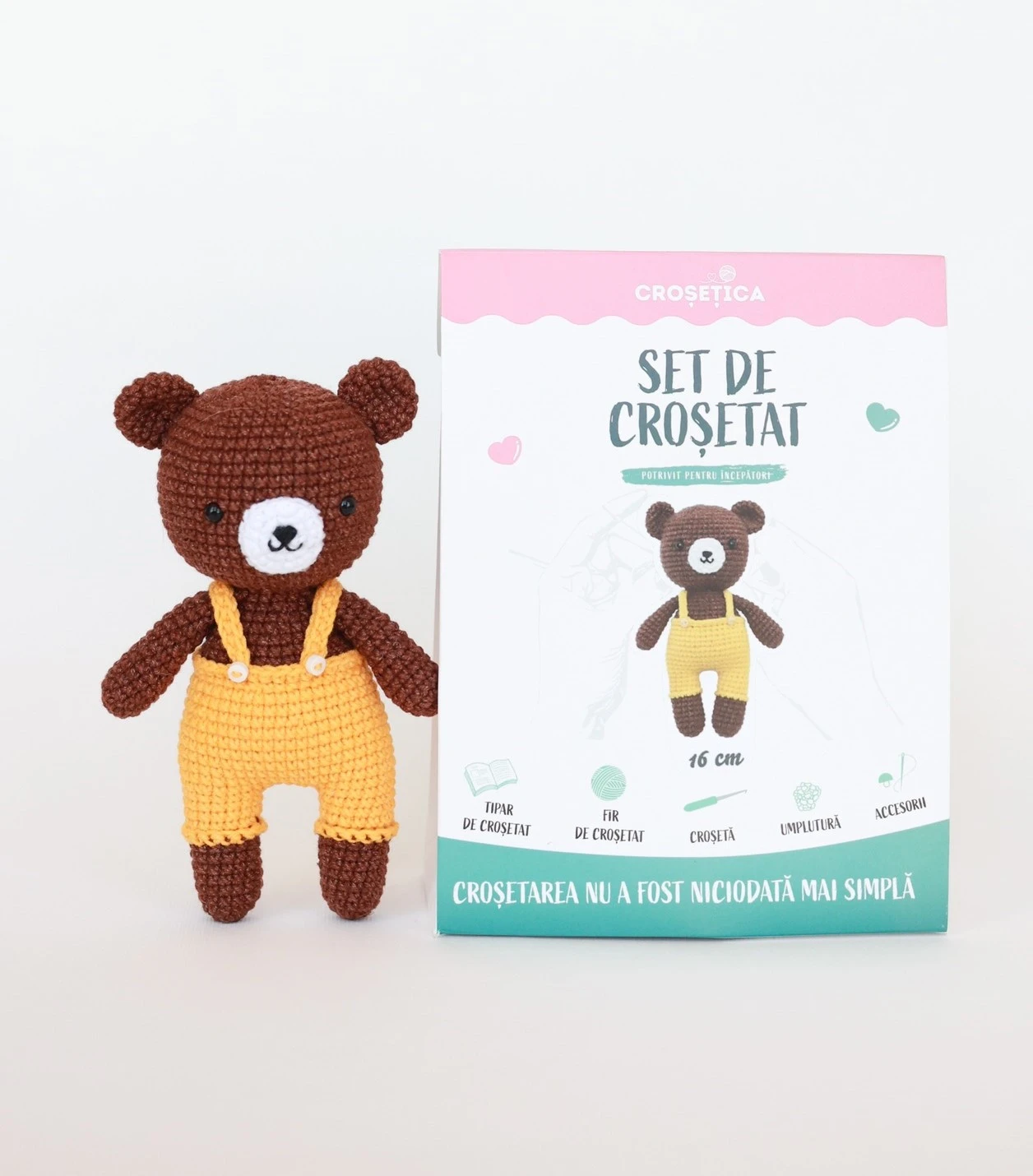 Set de croșetat - Ursuleț