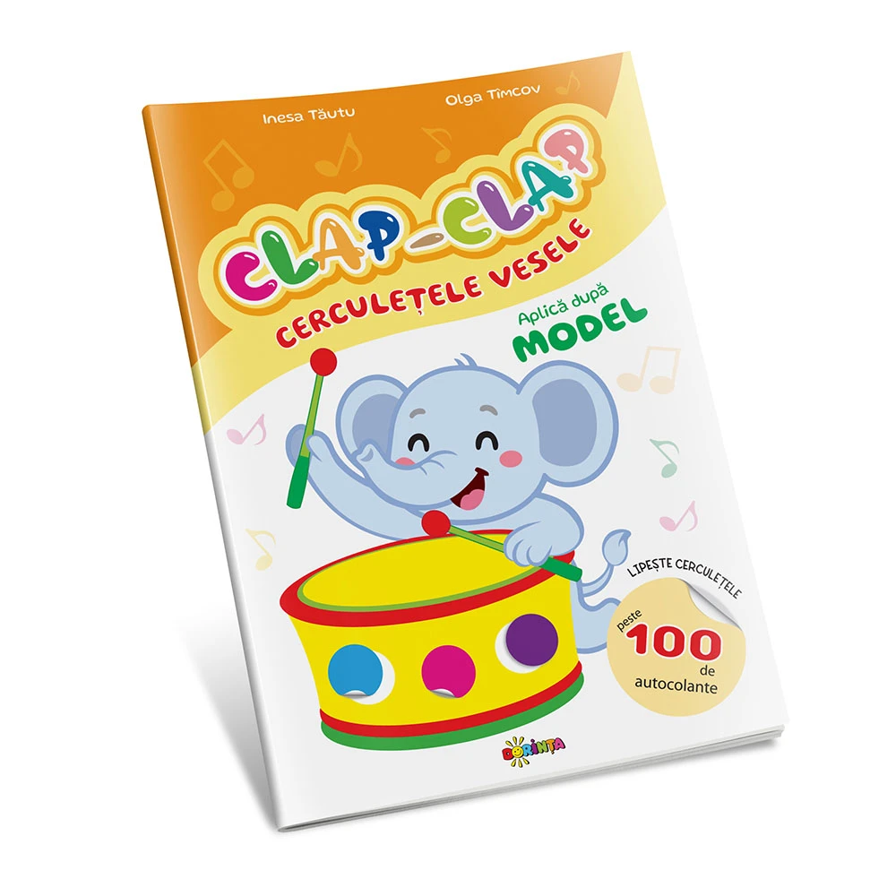 Clap - Clap. Cerculete vesele. Aplica dupa model