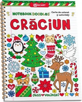 Carte de colorat si activitati - Craciun