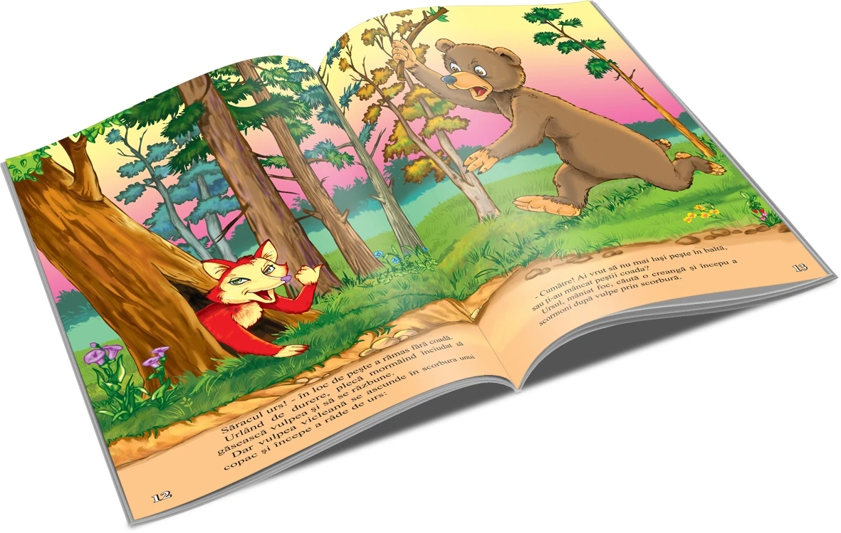 Povesti - Ursul pacalit de vulpe