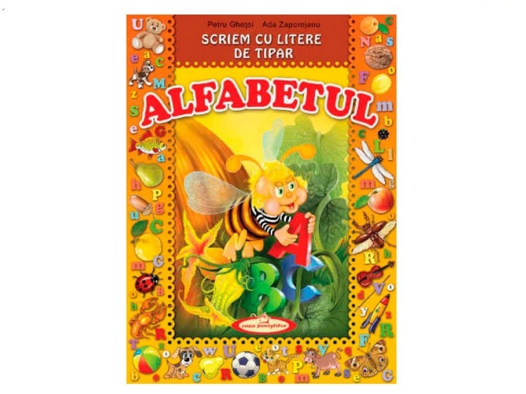 Scriem cu litere de tipar Alfabetul