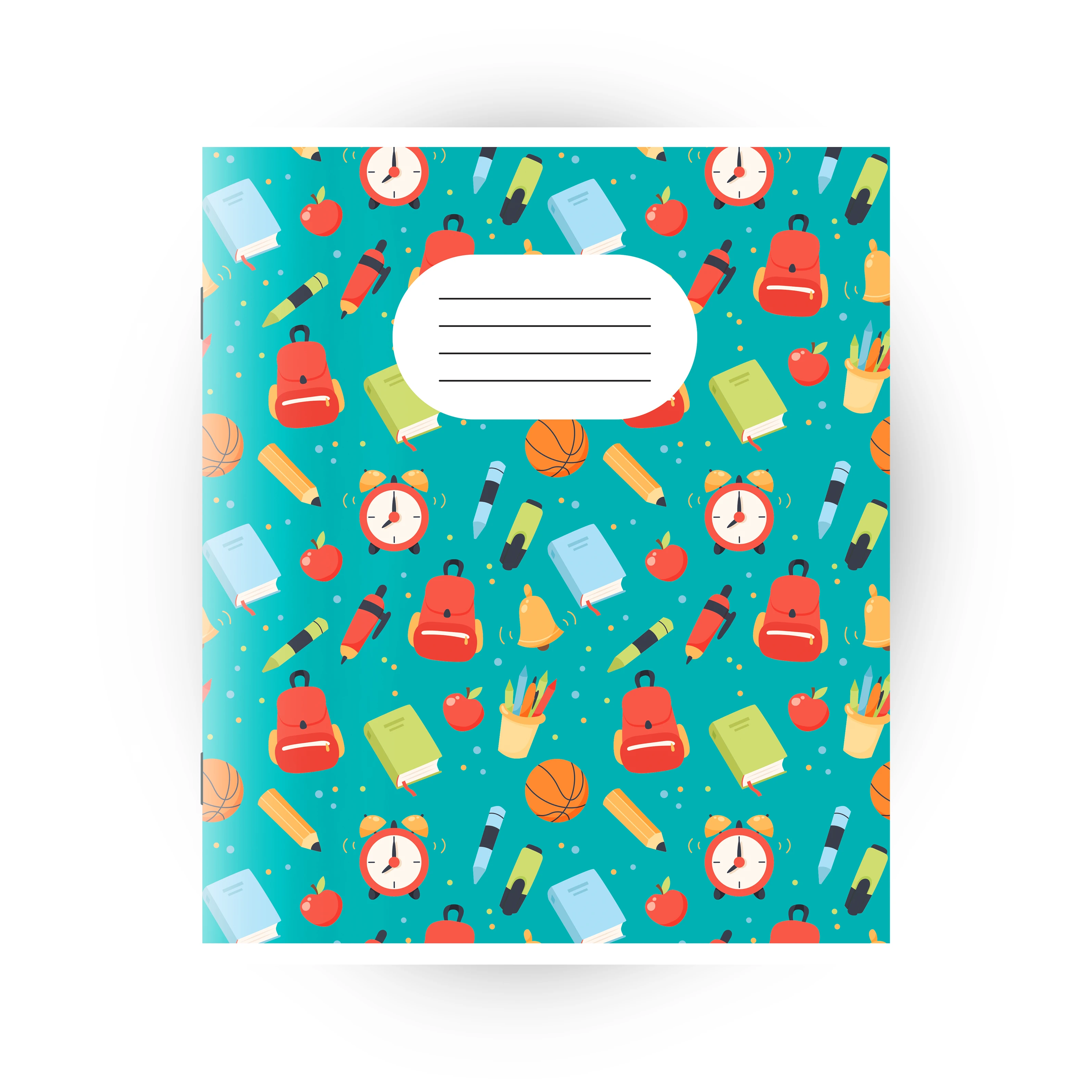 Caiet 12 foi linie oblica rara cartonat (DORINTA)