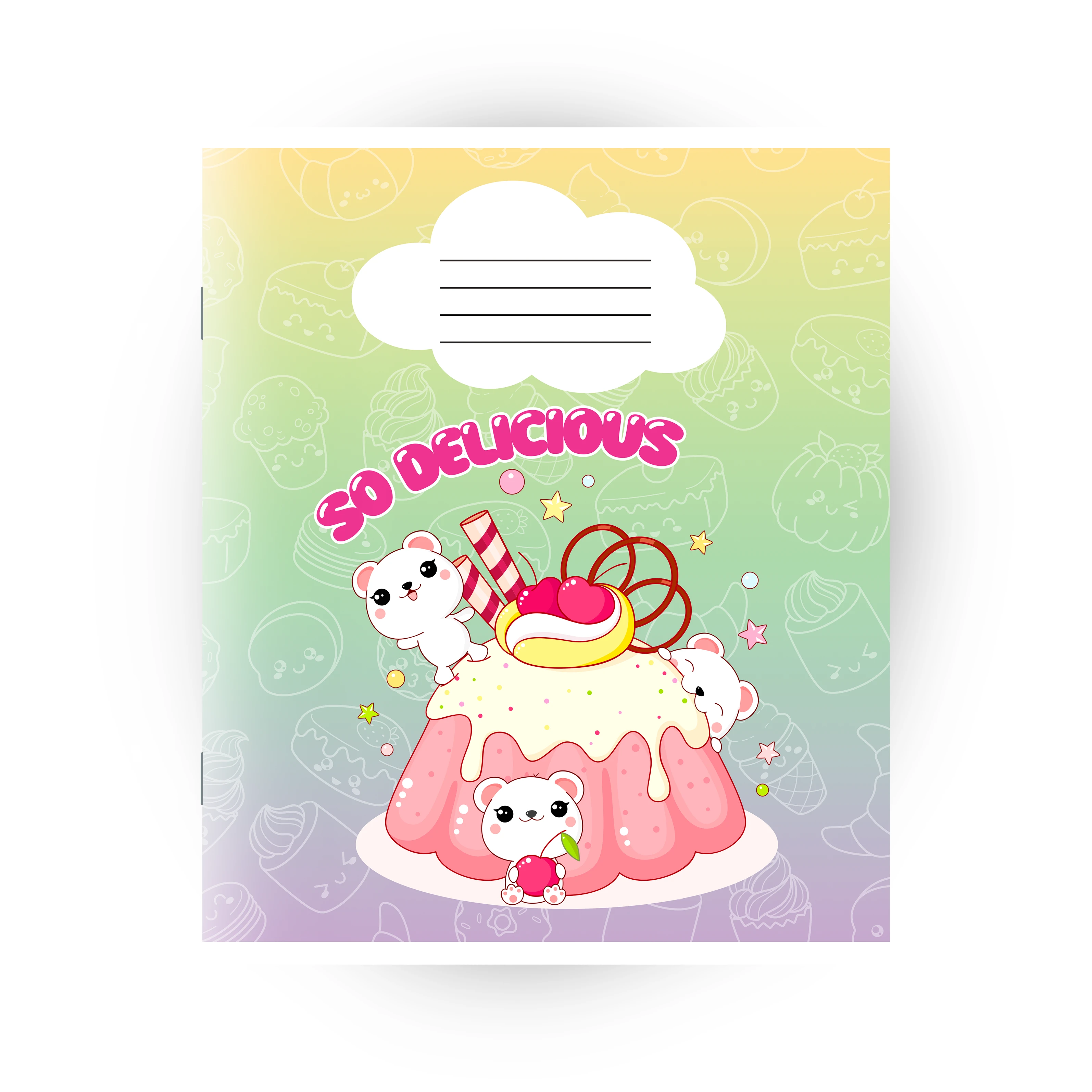 Caiet 12 foi linie oblica rara cartonat (DORINTA)