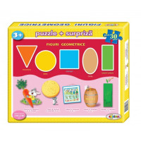 Puzzle Figuri geometrice 30ps.