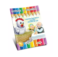 Citesc și colorez - Găinușa porumbacă