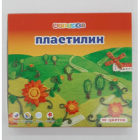 Plastilină Țvetic (12 culori)