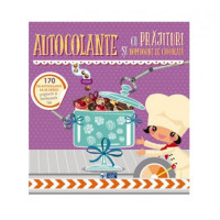 Autocolante cu prăjituri și bomboane de ciocolată