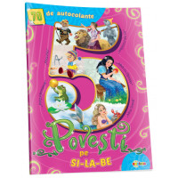 5 Povești pe silabe (70 autocolante)