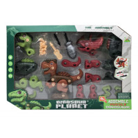 Set 3 Dinozauri cu unelte de asamblat