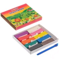 Plastilină Țvetic 10 culori, 150g