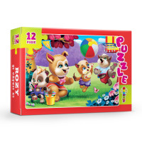 Puzzle 12ps. Rozy și cățeii ei