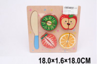 Puzzle din lemn fructe