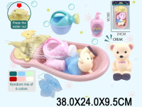 Păpușă cu cadă de baie