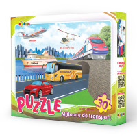 Puzzle Mijloace de transport 30ps.