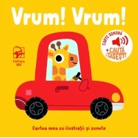 Vrum! Vrum! Carte sonoră + Caută & Găsește