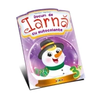 Jocuri de iarna, cu autocolante (3+)