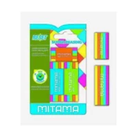 Radiera rainbow mare set 3 cul.