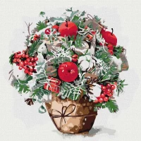 Tablouri pe numere "Gust de mere" 40x40cm KHO3026